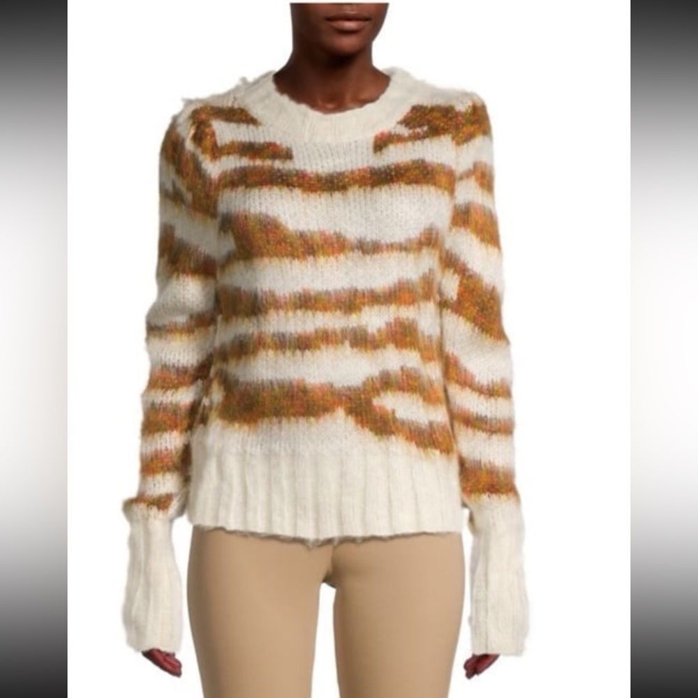 HL AFFAIR Amore Gnarl-Stripe Sweater